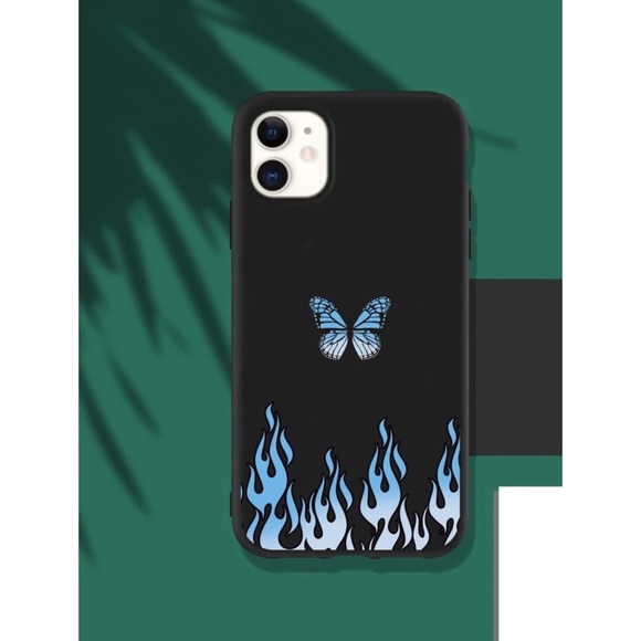 Blue Flamed Butterfly iPhone 12 Pro Max Case 🦋 - Picture 3 of 17